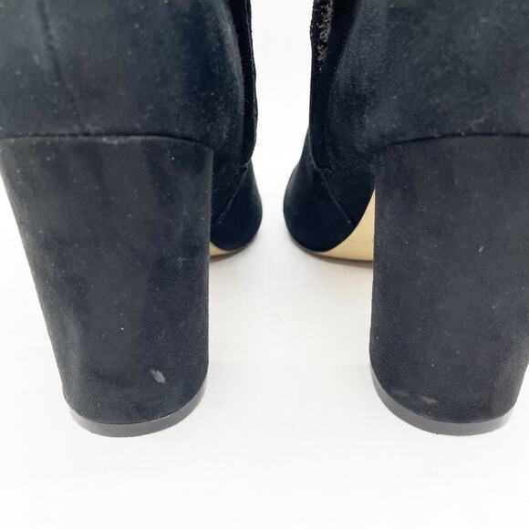 Marc Fisher Women's Ulani Black Suede High Heel Pointed Toe Ankle Boots Size 6M - Picture 11 of 12
